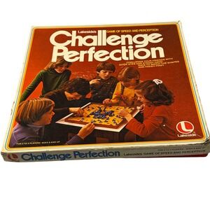 Vtg 1978 Lakeside Challenge Perfection Board Game Speed Perception Retro Toy
